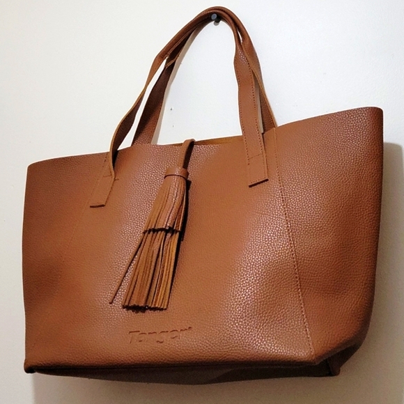 Tanger Tote Big Leather Bag - Picture 1 of 5